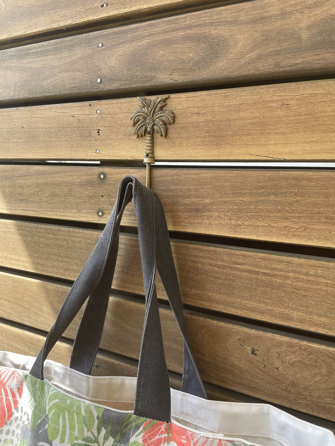 Customer photo review of Brass Coconut Tree Hooks