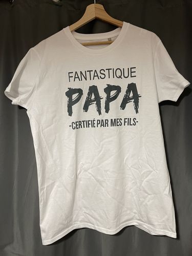 Customer photo review of T-shirt homme Papa Certifié par mes fils