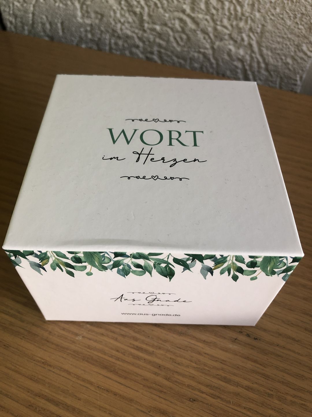Customer photo review of Wort im Herzen · Basis-Set + Aufbewahrungsbox · Bibelverse