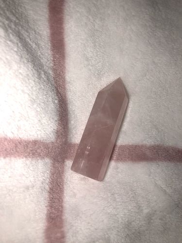 Customer photo review of Pointe de Quartz Rose "Amour et Sérénité"