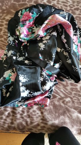 Customer photo review of Robe de chambre Kimono - 17 coloris disponibles