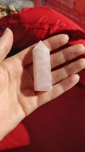 Customer photo review of Pointe de Quartz Rose "Amour et Sérénité"