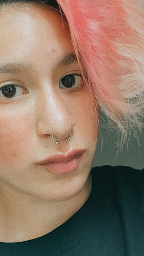 Customer photo review of Magnetic Faux Septum Ring