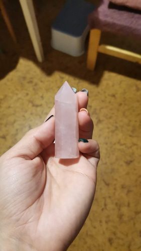 Customer photo review of Pointe de Quartz Rose "Amour et Sérénité"