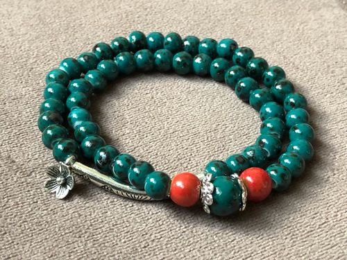 Customer photo review of Bracelet en perles Céramique - 3 coloris disponibles