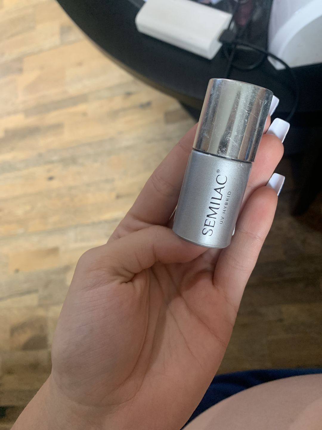 Customer photo review of Semilac Top Coat UV Gel Polish7 ml