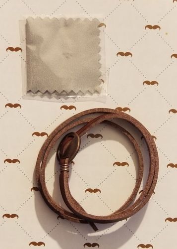 Customer photo review of Bracelet Wrap Vintage en Cuir - 10 coloris disponibles