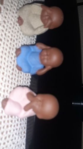 Customer photo review of Statues "Petits Moines Bouddha" en Céramique