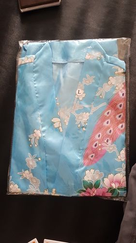 Customer photo review of Robe de chambre Kimono - 17 coloris disponibles