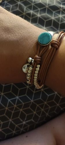 Customer photo review of Bracelet Wrap Bohème - 4 coloris disponibles