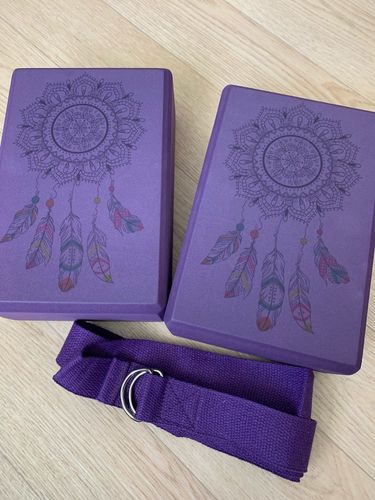 Customer photo review of Lot de Deux Briques de Yoga Souple + Sangle offerte