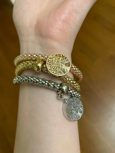 Customer photo review of Lot de 3 Bracelets "Arbre de Vie"