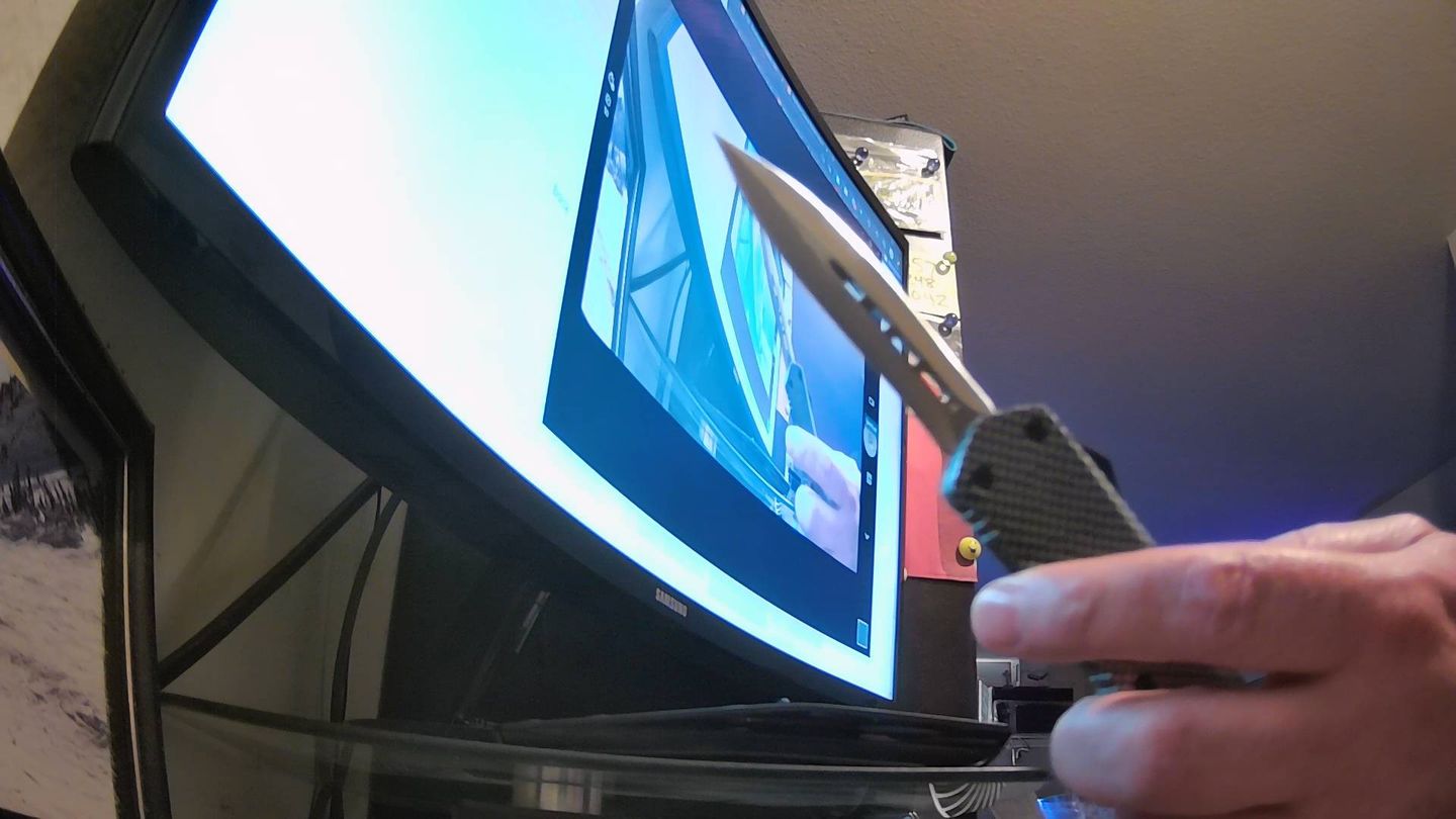 Customer photo review of Carbon Fiber Ghost D/A OTF (Multiple Blade Styles Available)