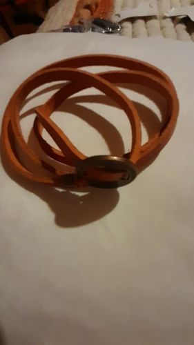 Customer photo review of Bracelet Wrap Vintage en Cuir - 10 coloris disponibles