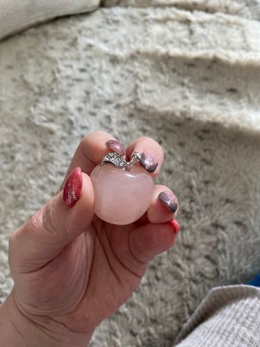 Customer photo review of Pomme d'Amour en Quartz Rose