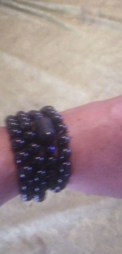 Customer photo review of Mala 108 perles "Phoenix" en Obsidienne