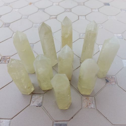 Customer photo review of Pointe de Quartz en Citrine