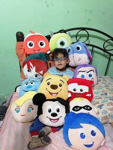 Customer photo review of Colección Completa de Cuentos: 12 libros + 12 almohadas