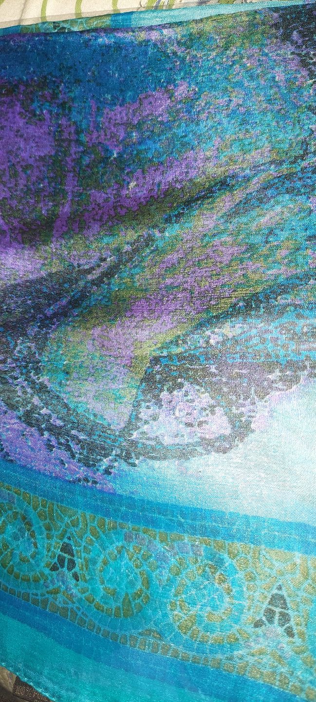 Customer photo review of Antoinette Silk Stole