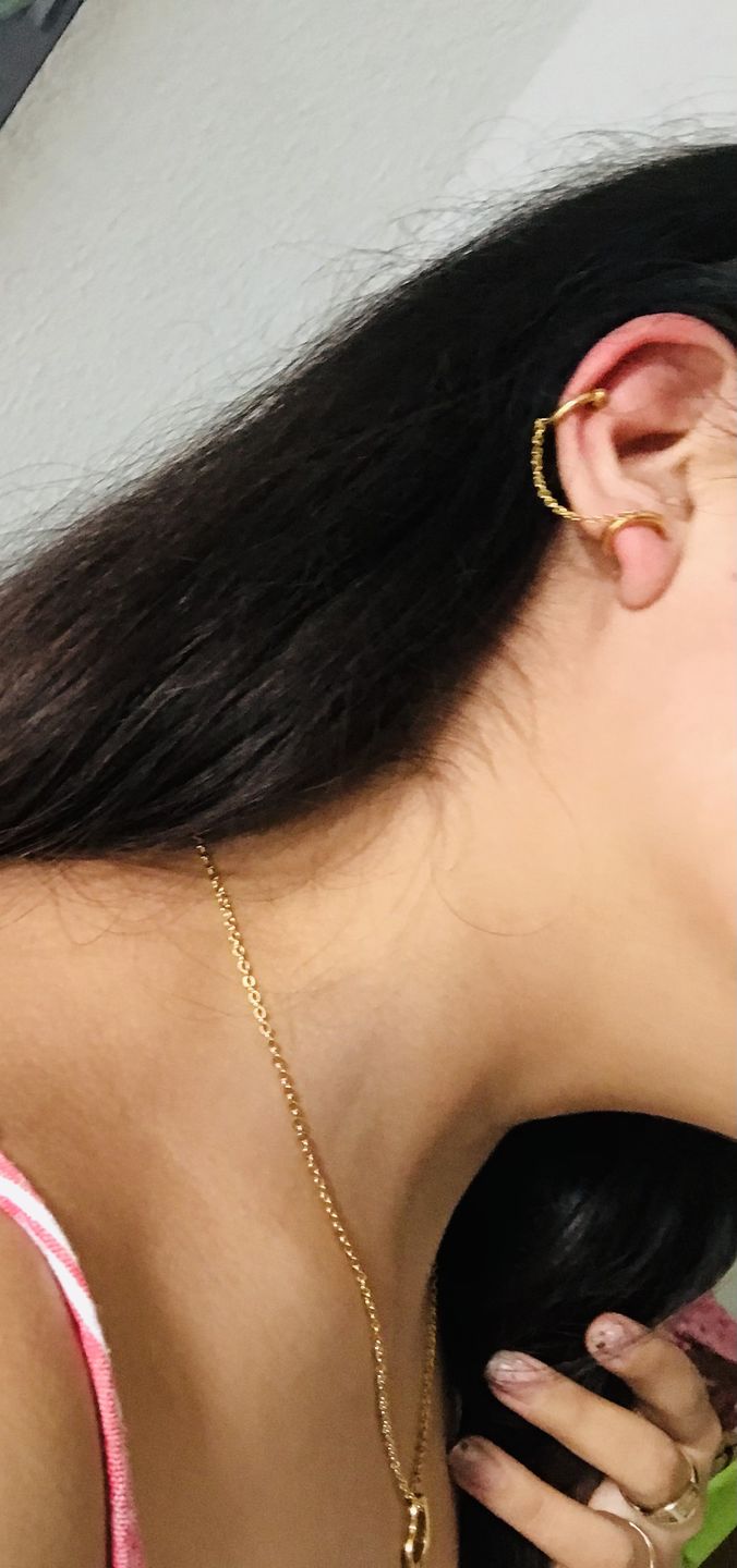 Customer photo review of Ear cuff con extensión