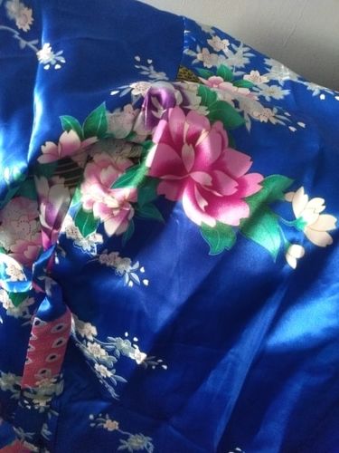 Customer photo review of Robe de chambre Kimono - 17 coloris disponibles