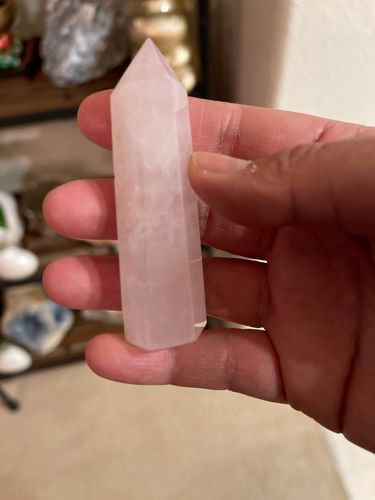 Customer photo review of Pointe de Quartz Rose "Amour et Sérénité"