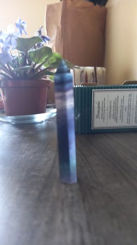 Customer photo review of Pointe de Fluorite multicolore
