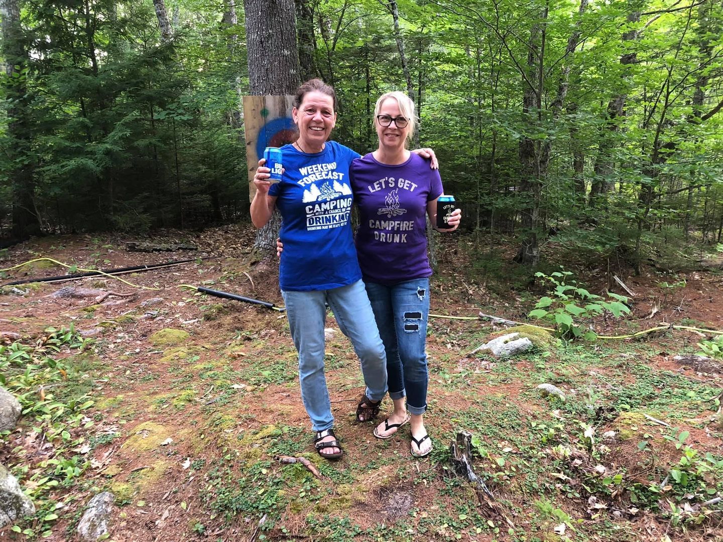 Customer photo review of "Weekend Forecast - Camping With A Chance Of Drinking (Drinking May Be Heavy At Times)