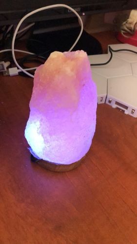 Customer photo review of Lampe au sel de roche de l'Himalaya