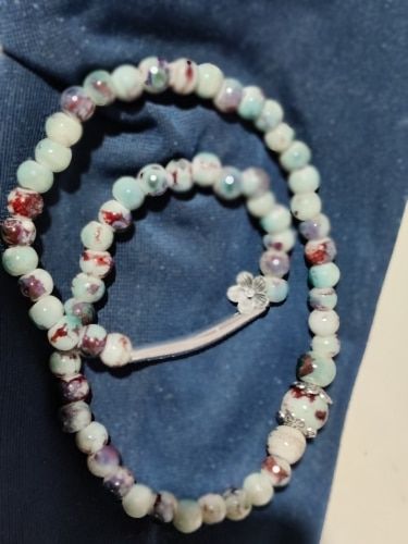 Customer photo review of Bracelet en perles Céramique - 3 coloris disponibles