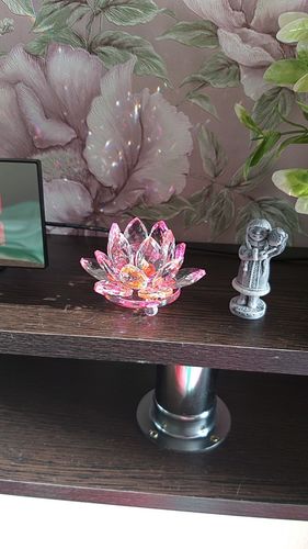 Customer photo review of Fleur de Lotus en Crystal "Feng Shui"