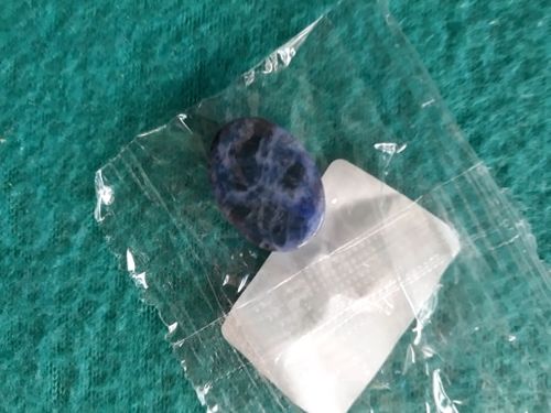 Customer photo review of Gemme en Pierre de Sodalite