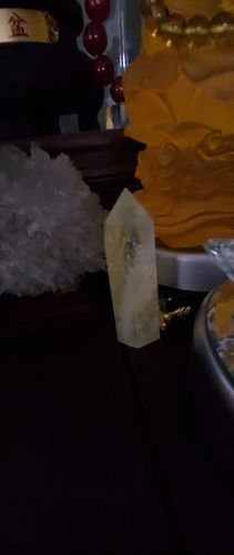 Customer photo review of Pointe de Quartz en Citrine