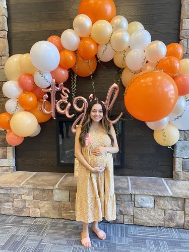 Customer photo review of Hey Cutie Balloon Garland Kit