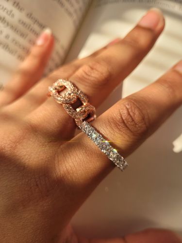 Customer photo review of ETERNITY DIAMOND RING