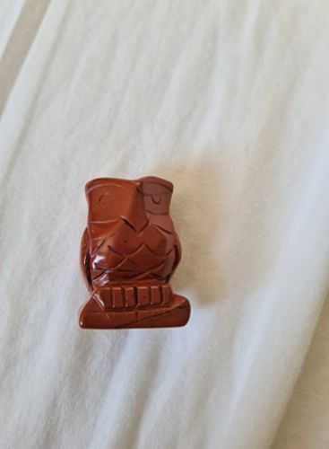 Customer photo review of Figurine de Hibou en Pierres Naturelles Scupté