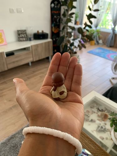 Customer photo review of Statues "Petits Moines Bouddha" en Céramique