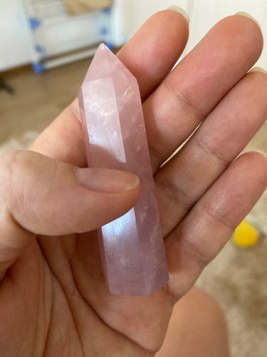 Customer photo review of Pointe de Quartz Rose "Amour et Sérénité"
