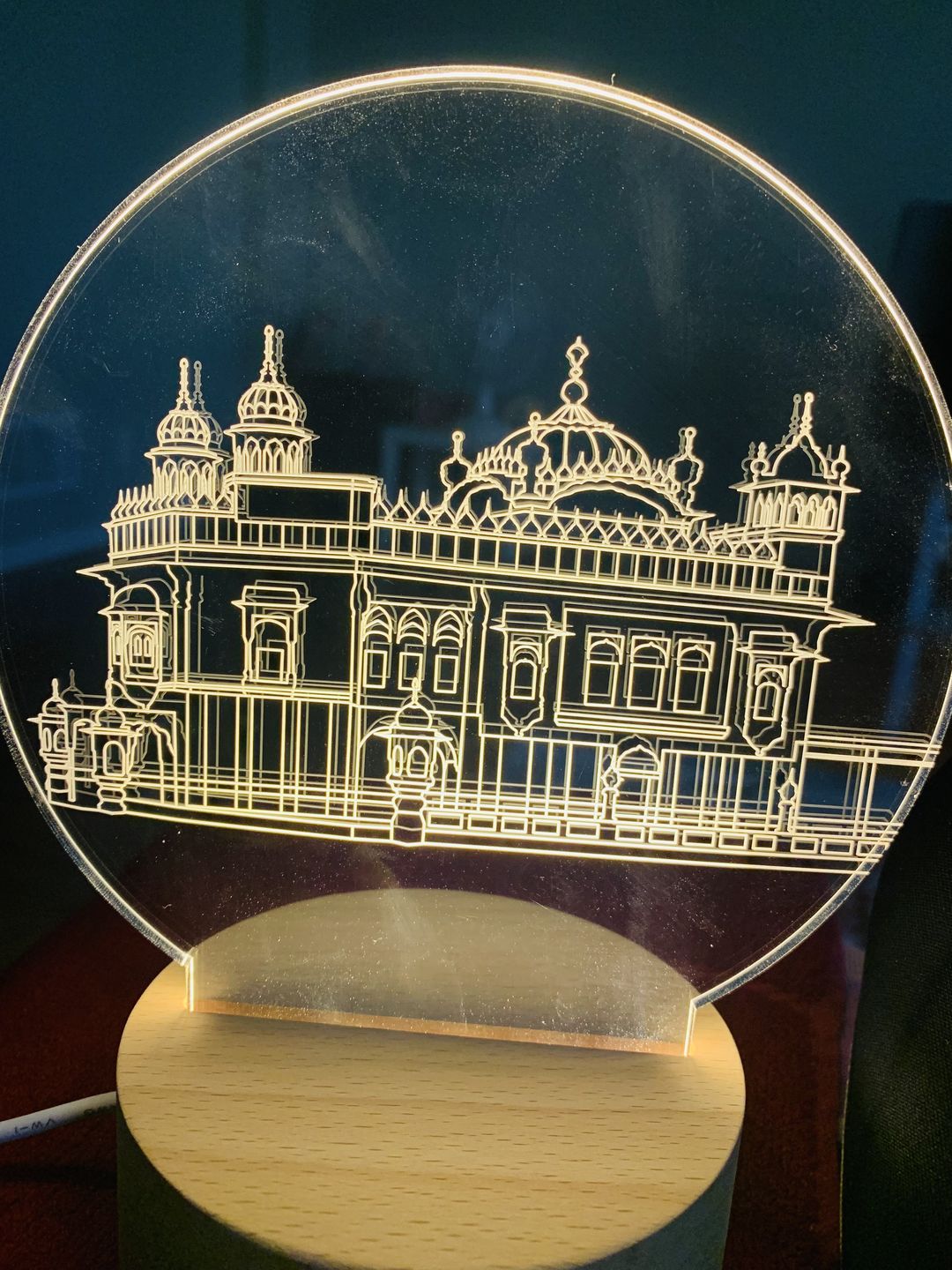 Customer photo review of Golden Temple Lamp