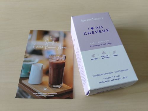 Customer photo review of Cacao en poudre pour cheveux 7 jours