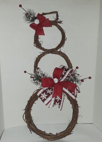 Customer photo review of 2.5"X10Yd Double Layer Snowflake/Check White/Red/Black RGV000227