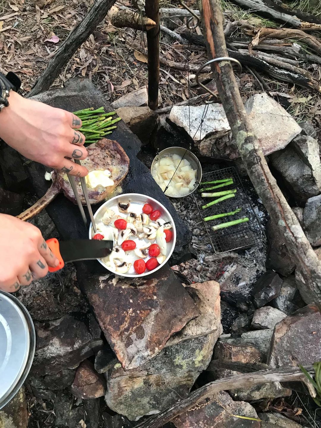 Customer photo review of Ultralight Titanium Tongs