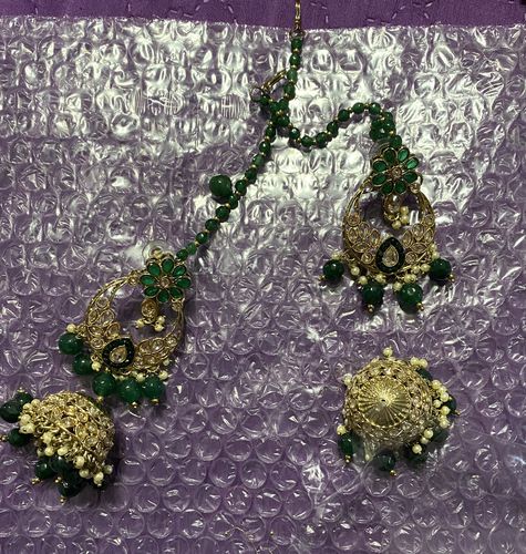 Customer photo review of Sensible Bridal Set in Emerald