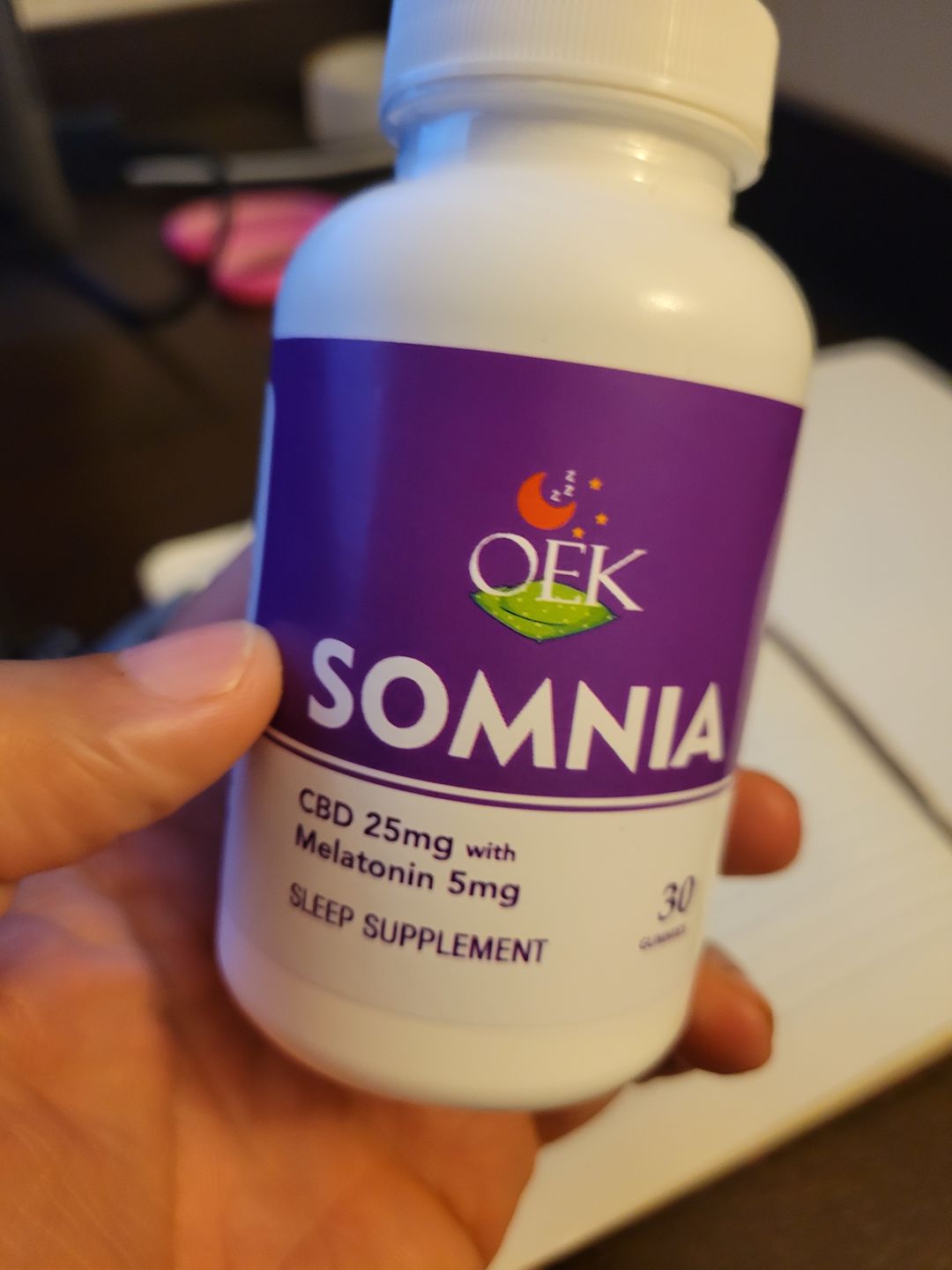 Customer photo review of Somnia Sleep Gummies