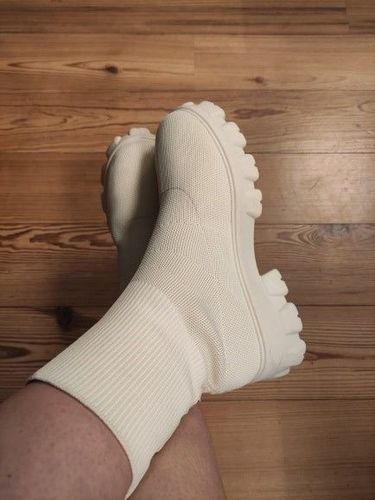Customer photo review of Knitted designer boots, -70% + Free Shipping