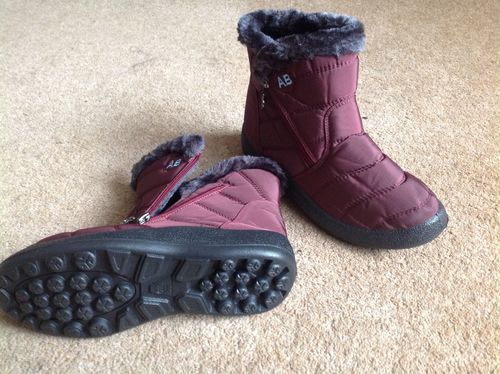 Customer photo review of Waterproof snow boots, -70% +Free Shipping
