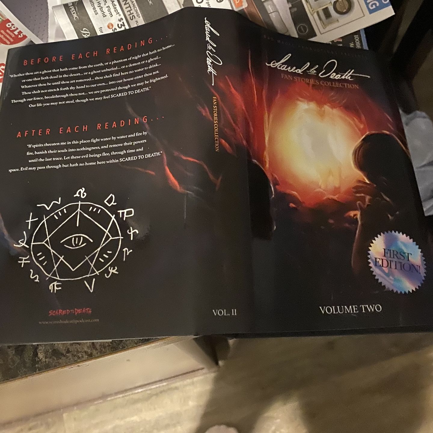 Customer photo review of Scared To Death Book Vol Two UNSIGNED