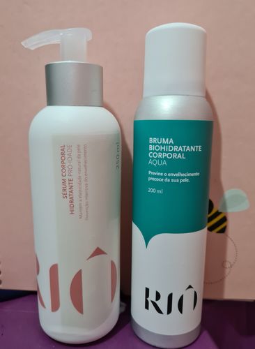 Customer photo review of Kit Bruma Aqua e Sérum Corporal