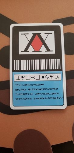 Customer photo review of Hunter x Hunter License Card