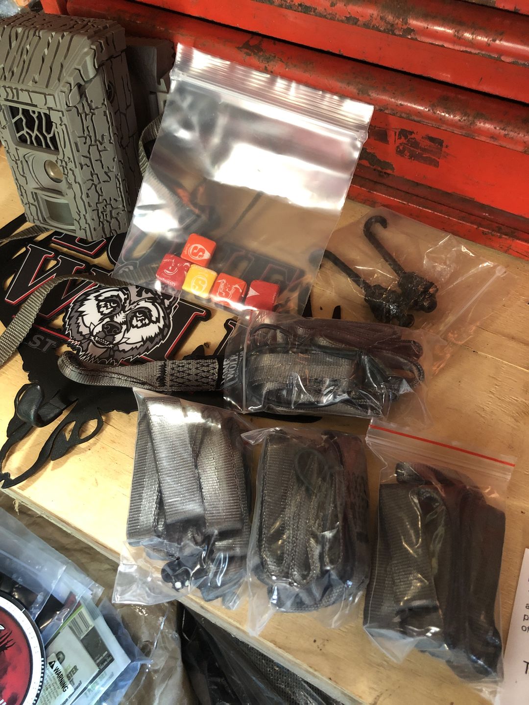 Customer photo review of 3/4 inch Buckle-less Cam Strap
